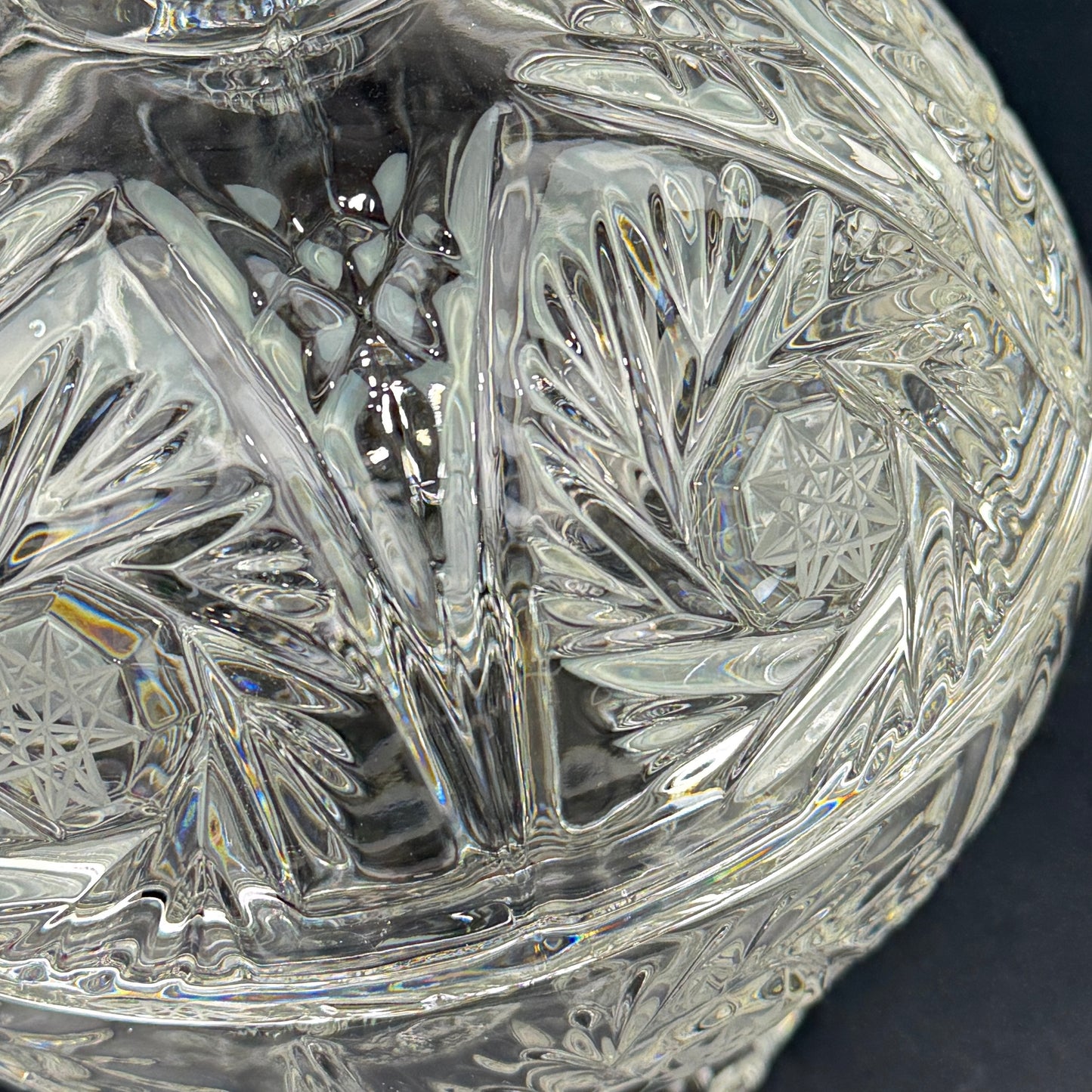 Cut Crystal Apothecary Jar