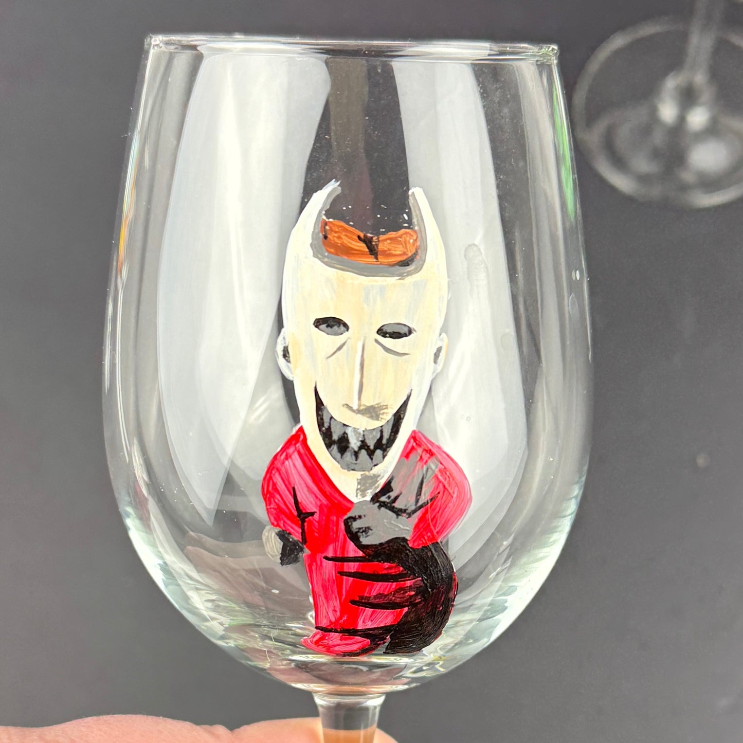 Hand Painted Halloween Goblets