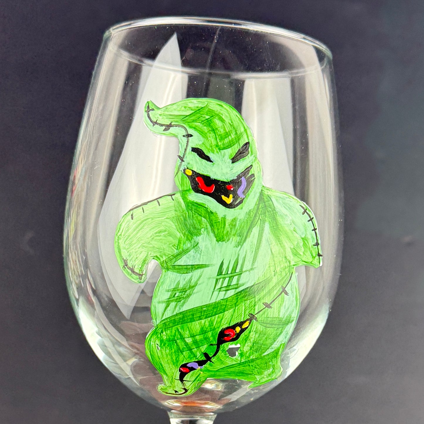 Hand Painted Halloween Goblets