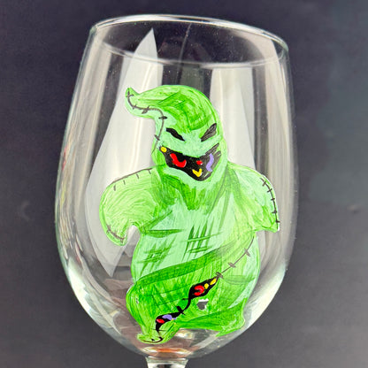 Hand Painted Halloween Goblets