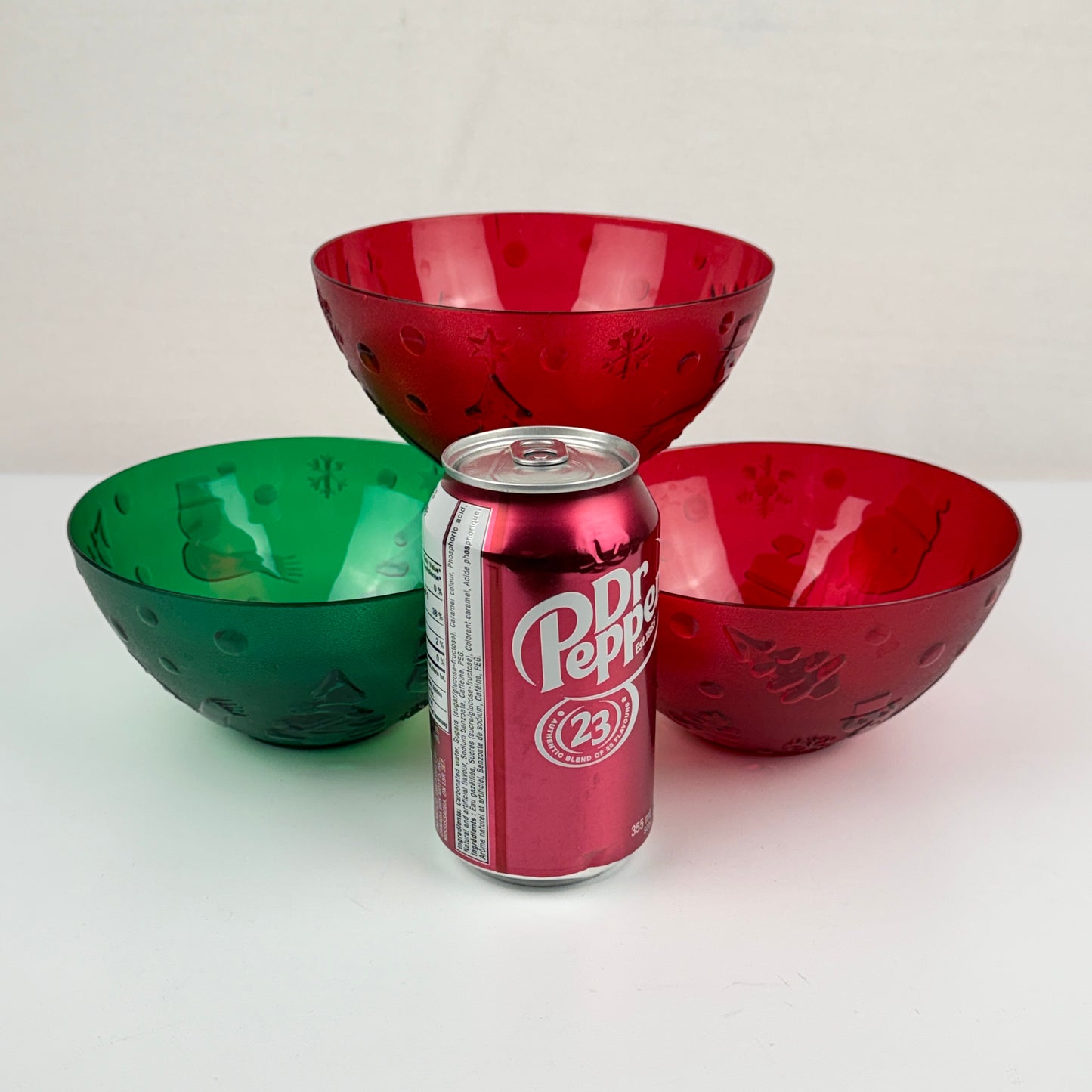Holiday Embossed Bowls
