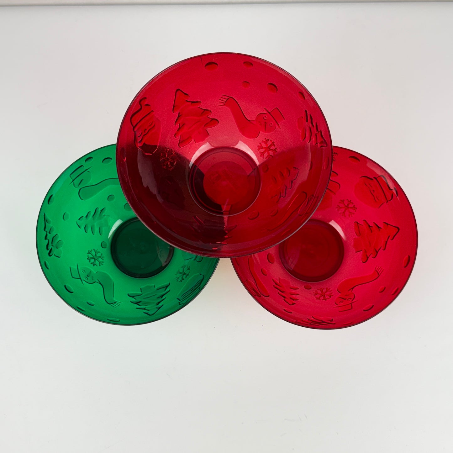 Holiday Embossed Bowls