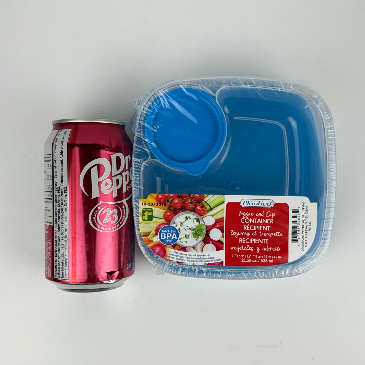 Plastico Veggie Dip Container