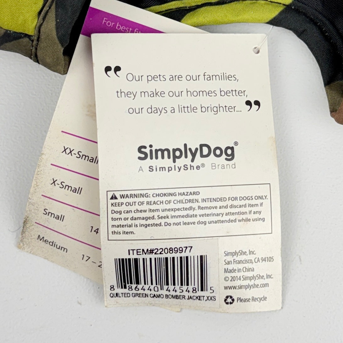 SimplyDog  Bomber Coat (XXS)