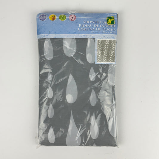Splash Raindrop Shower Curtain