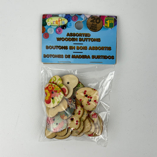 Assorted Wooden Buttons