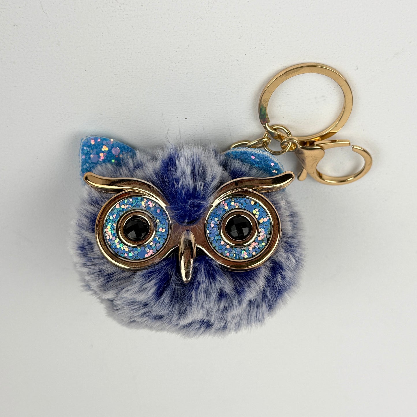 Owl Pom Keychain