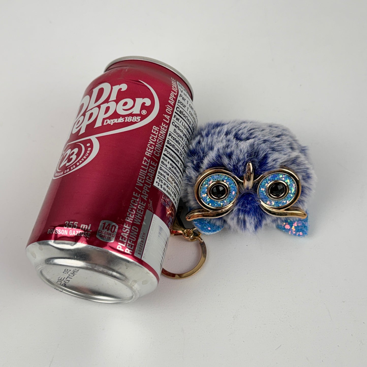 Owl Pom Keychain