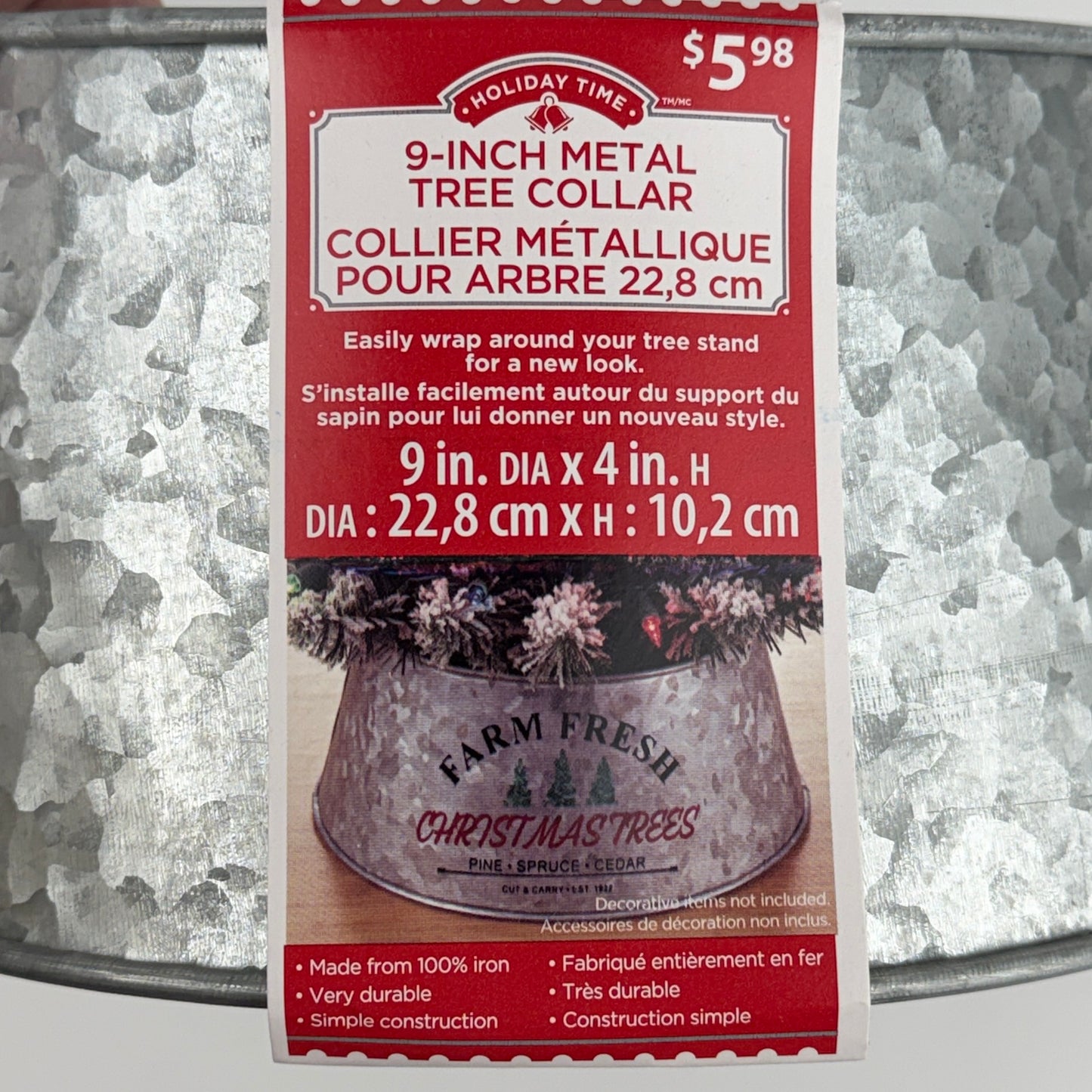 Holiday Time Farm Tree Collar