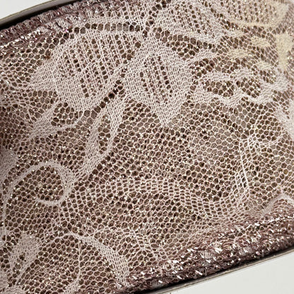 Wired Lace Glitter Ribbon