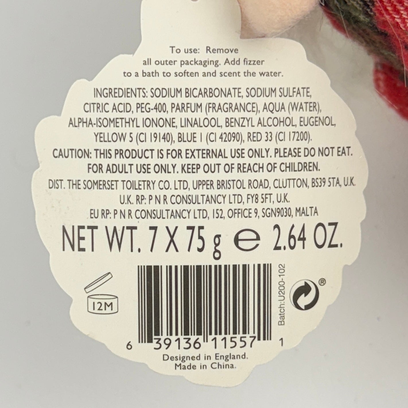 Somerset Festive Gnome Fizzer