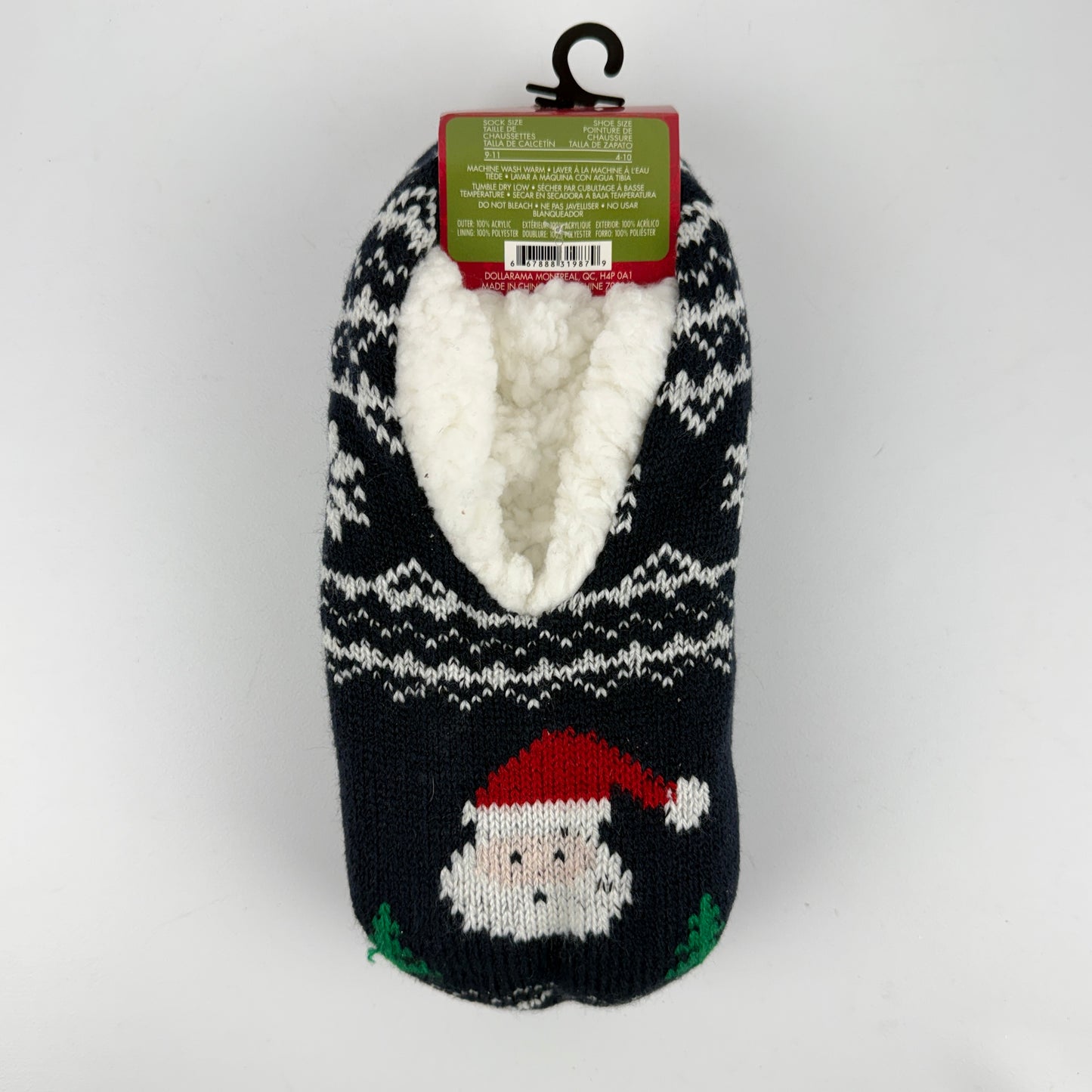 Noel Cozy Santa Slippers