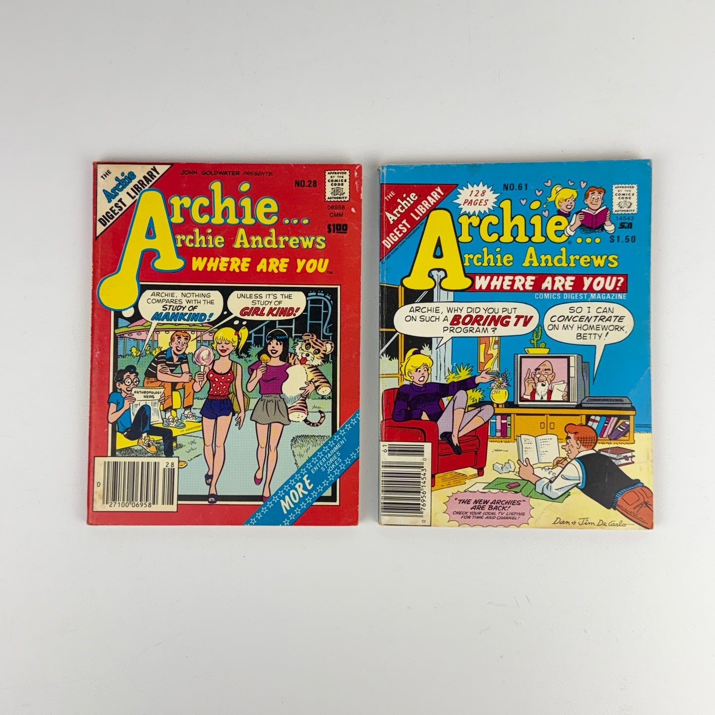 Archie Comics #28 #61 Set