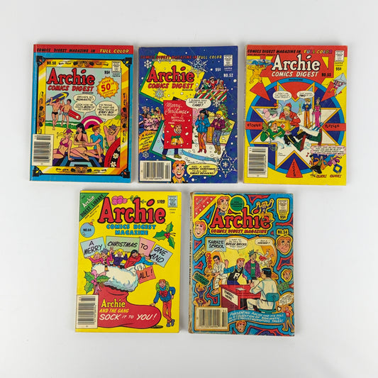 Archie Comics #50 52 53 54 64 Lot