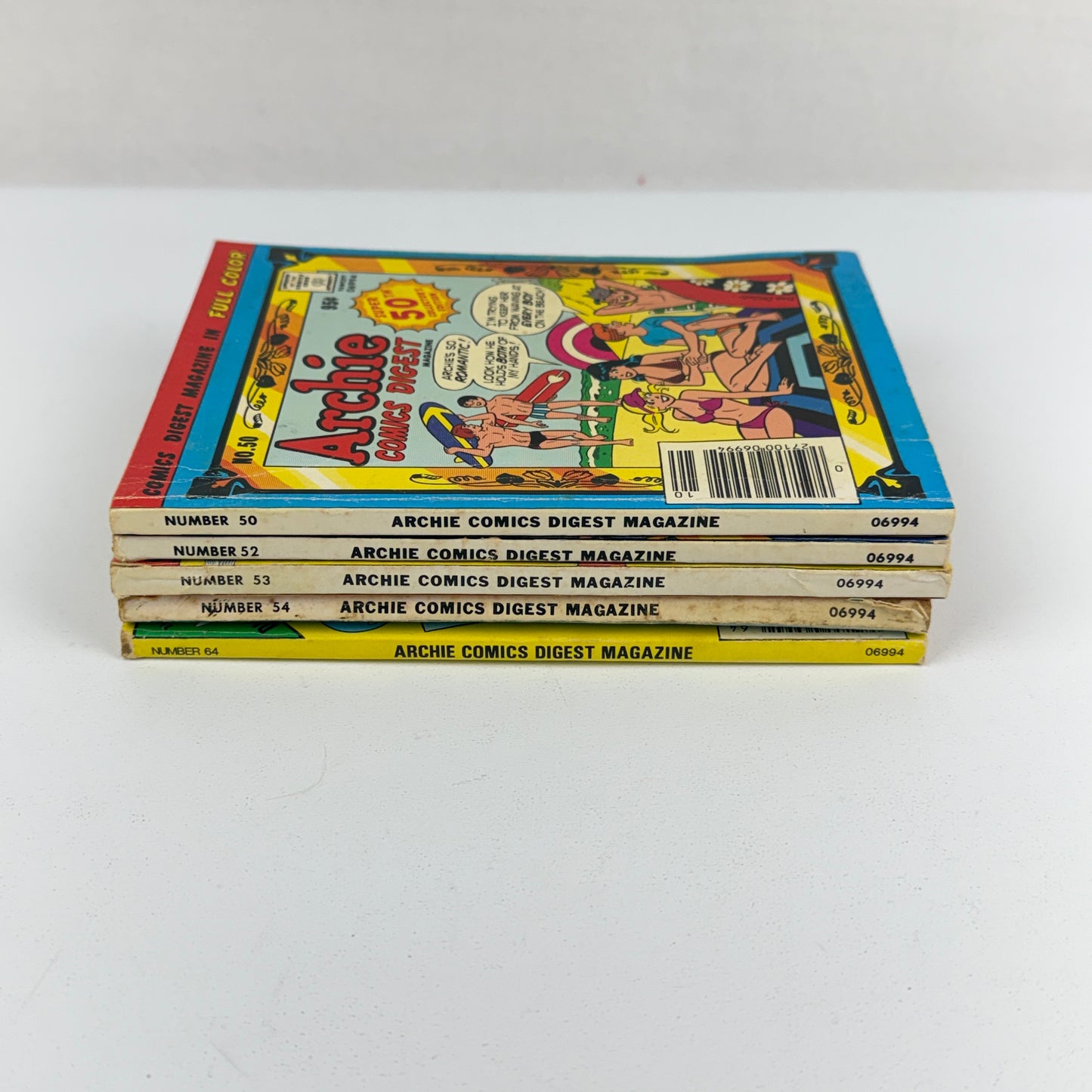 Archie Comics #50 52 53 54 64 Lot