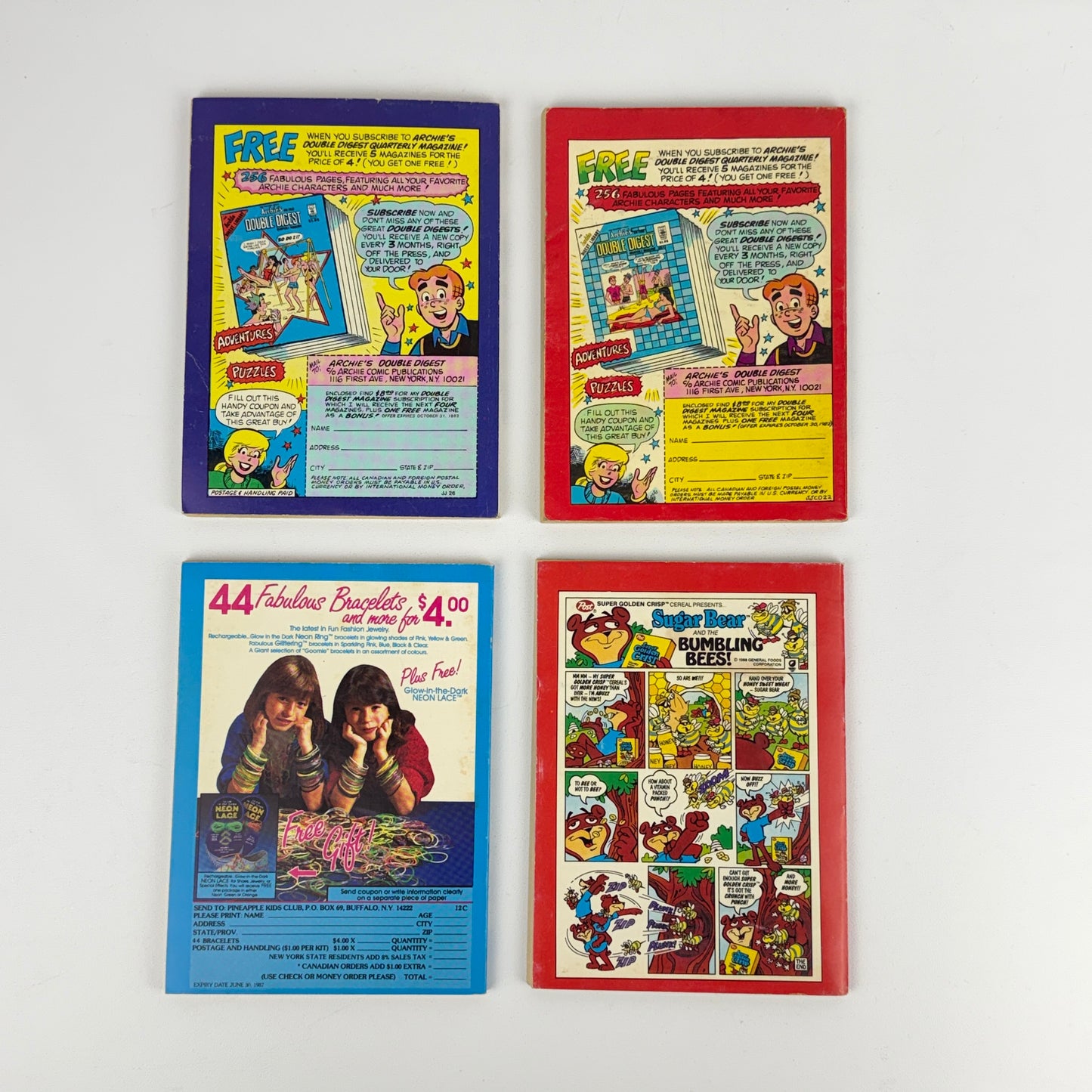 Jughead Comics #22 #26 #76 #91 lot