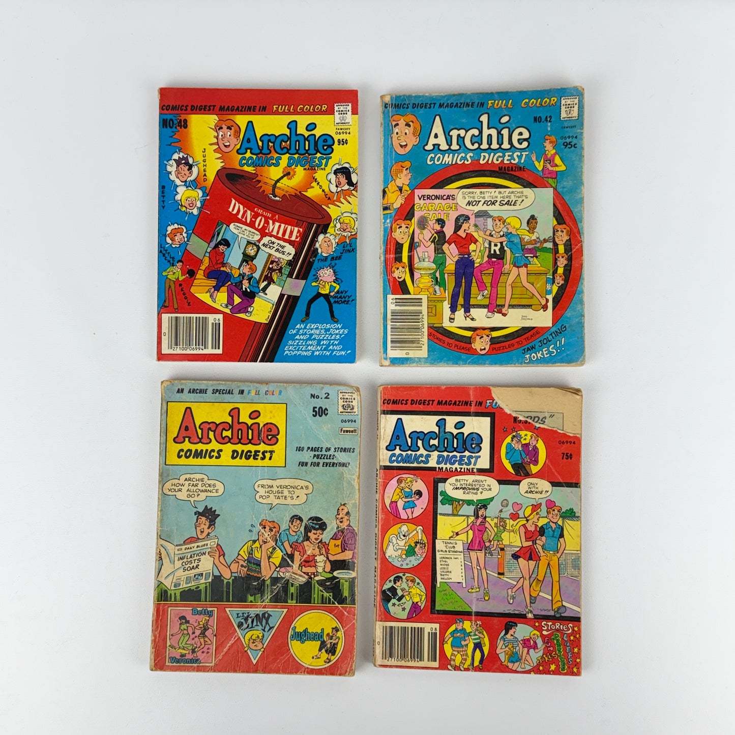 Archie Comics #2 37 42 48 Lot