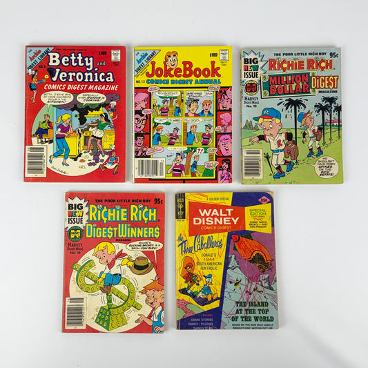 Digest Comics #8 10 13 16 51 Lot