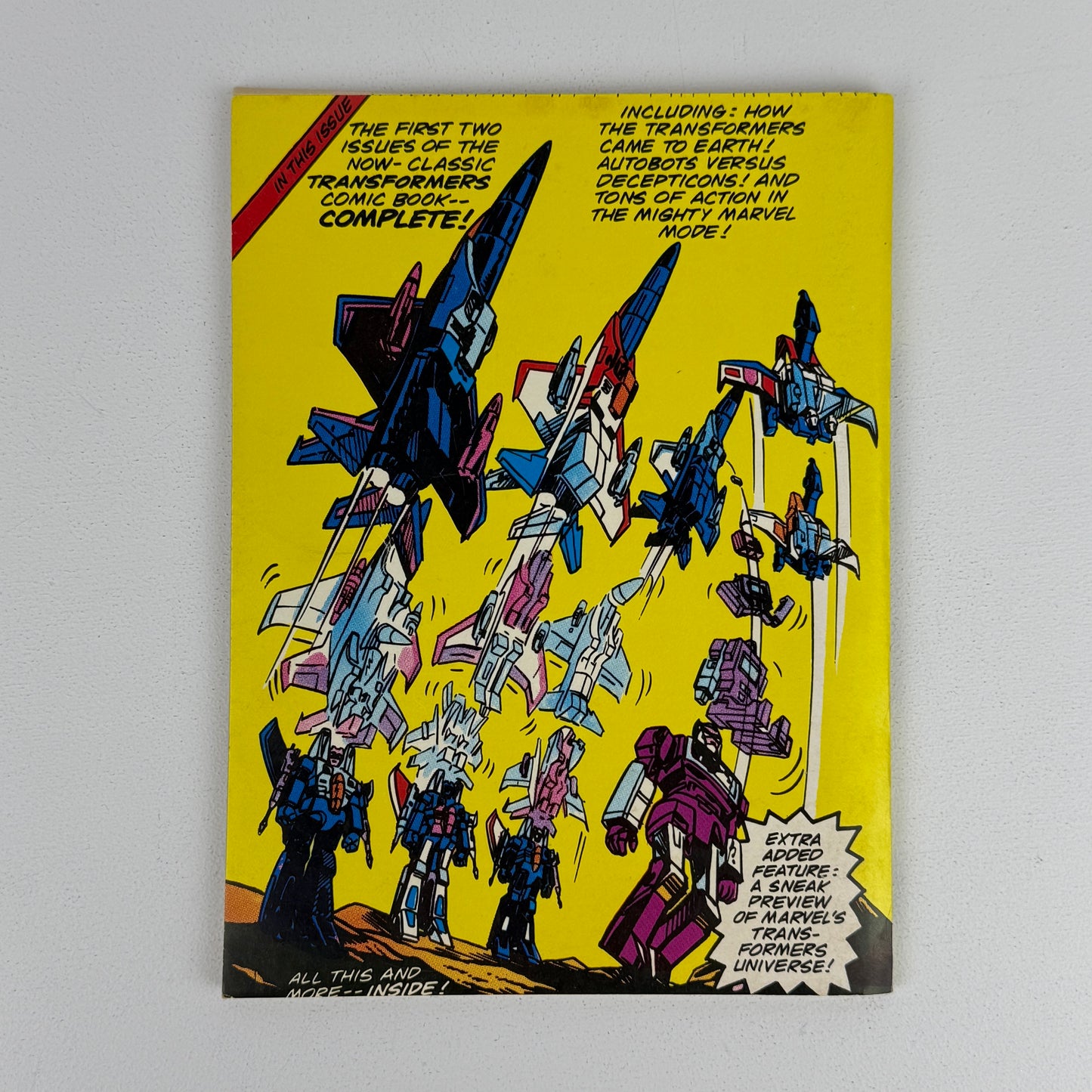 Marvel Transformers #1 Comic