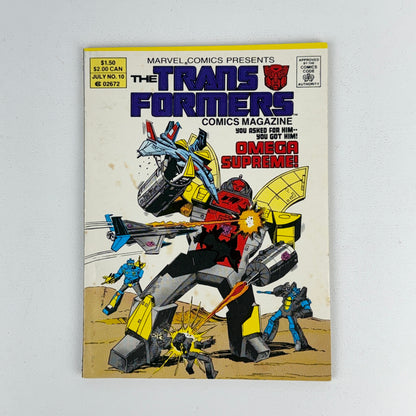 Marvel Transformers #10 Comic