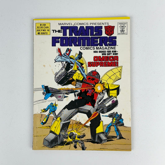 Marvel Transformers #10 Comic