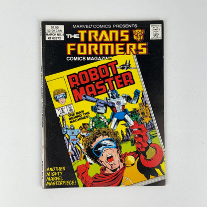 Marvel Transformers #8 Comic