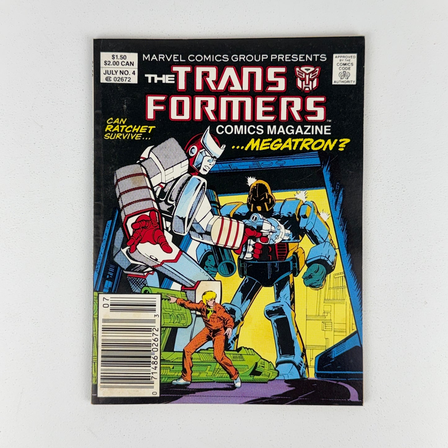 Marvel Transformers #4 Comic