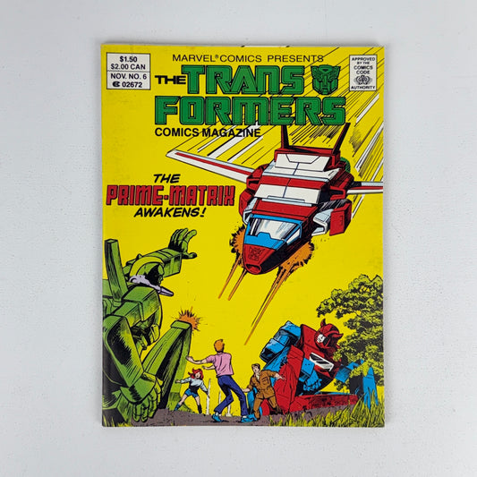 Marvel Transformers #6 Comic