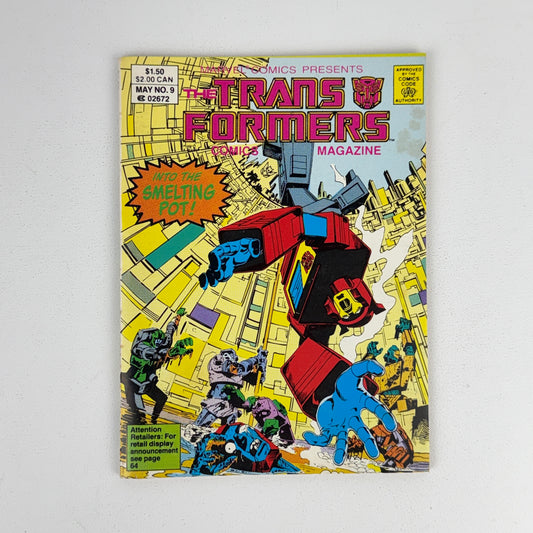 Marvel Transformers #9 Comic