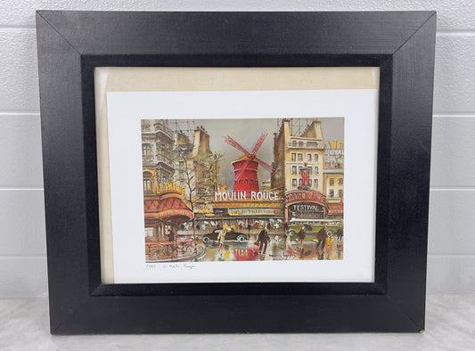 Moulin Rouge framed picture