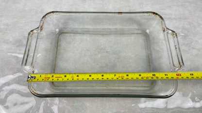 Baking dish with stains