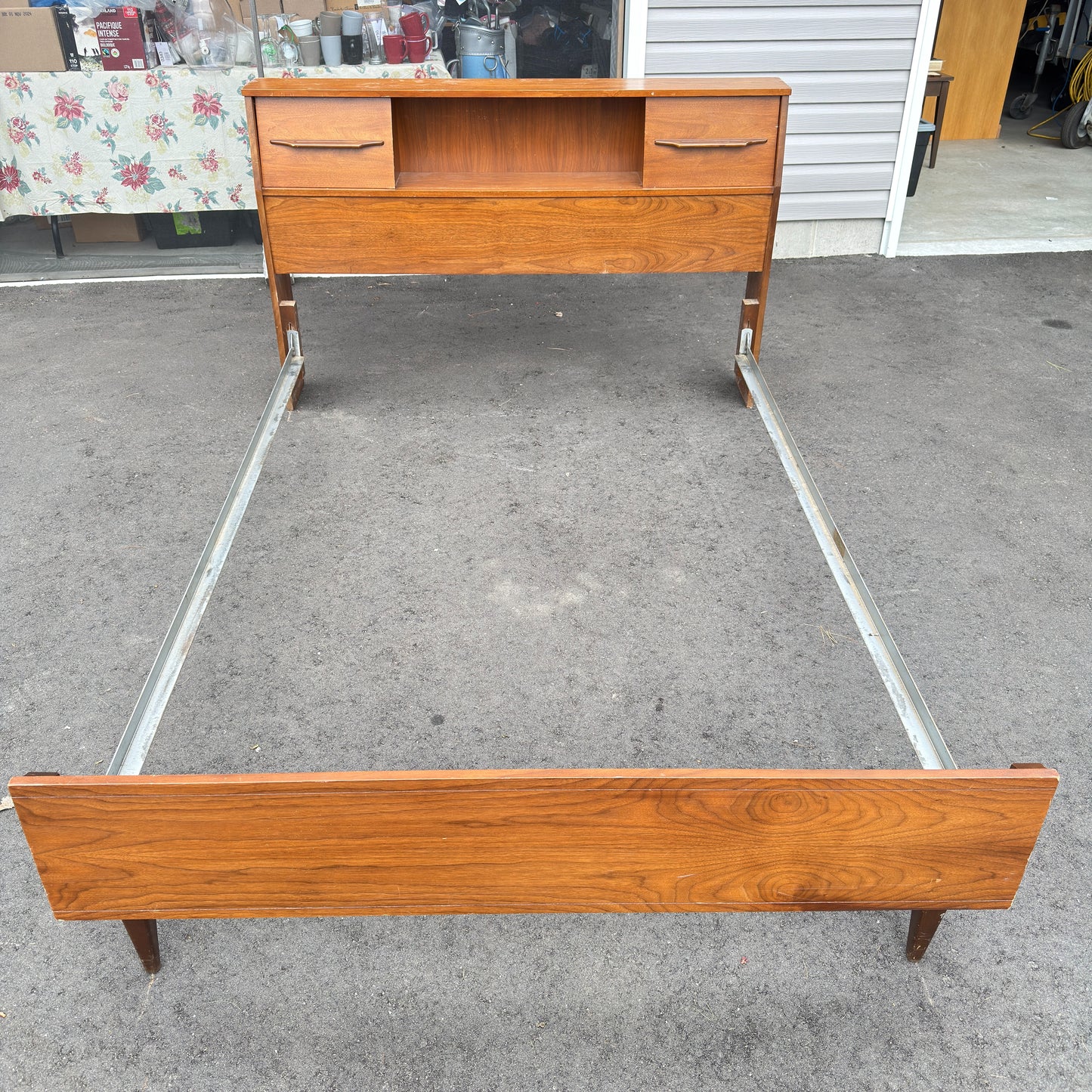 Vintage Storage Bed Frame