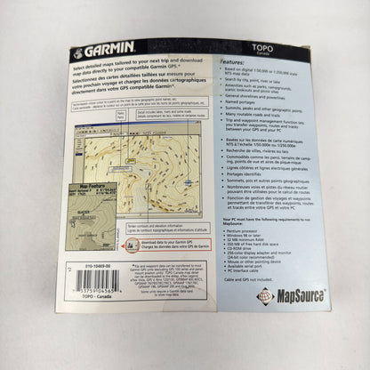 Garmin TOPO Canada CD Set