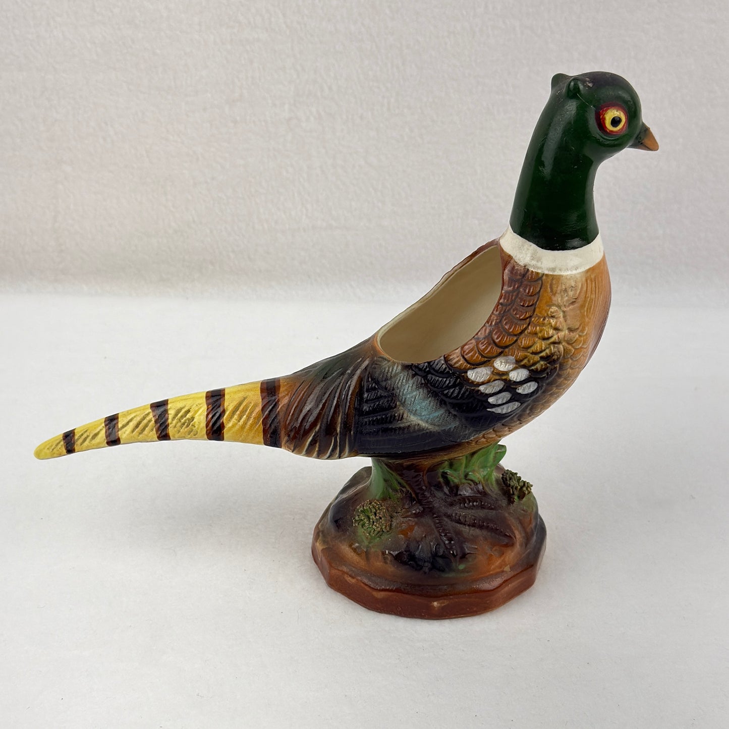 Pheasant Figurine Planter