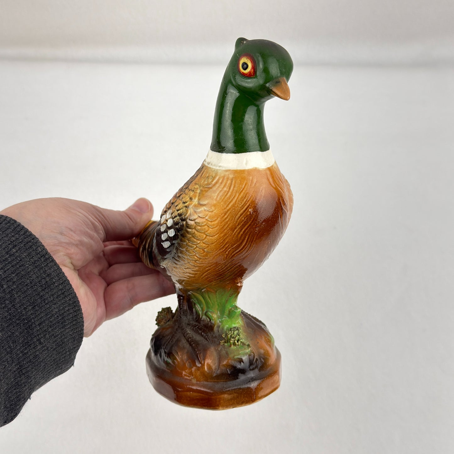 Pheasant Figurine Planter