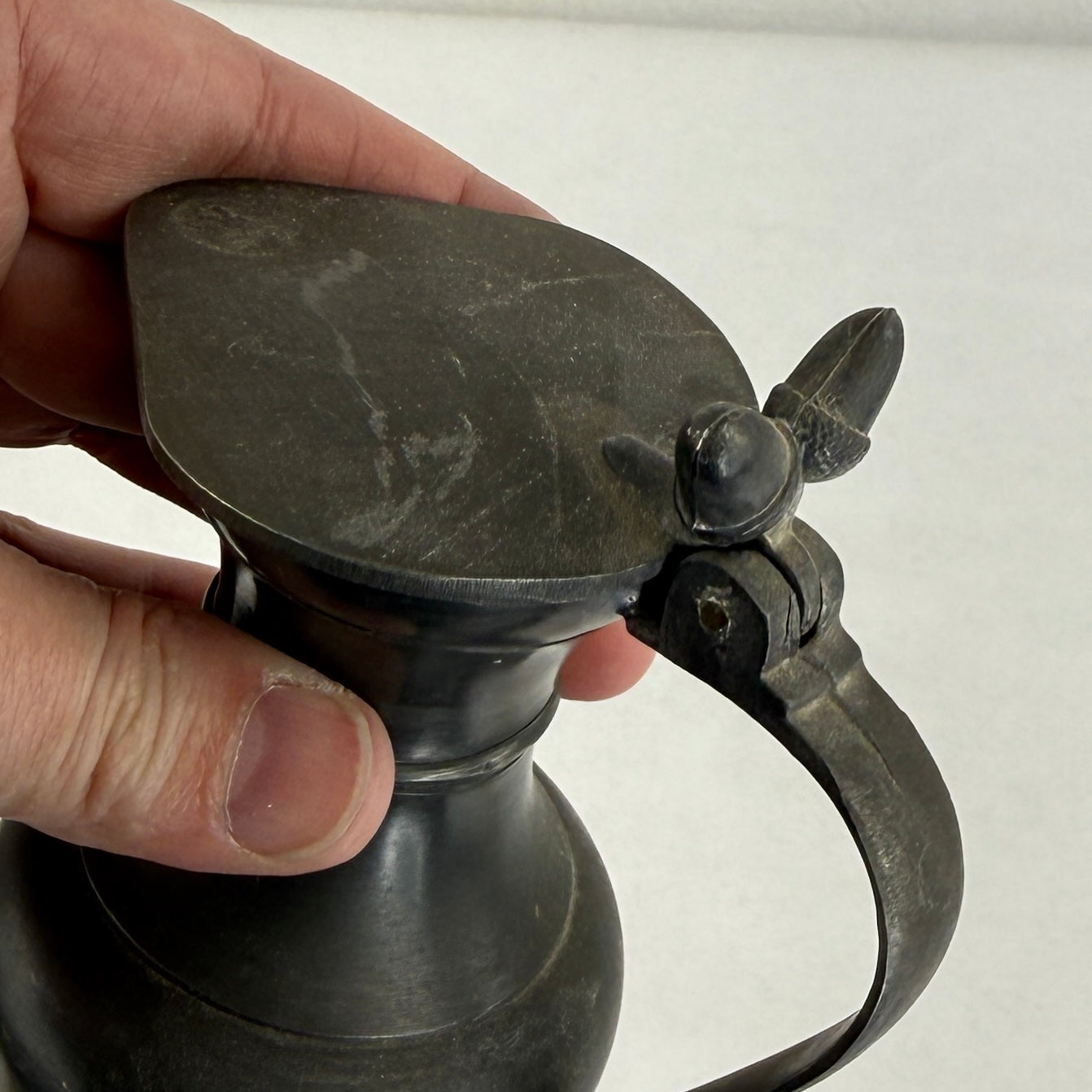 H.W. Schmidt Pewter Flagon