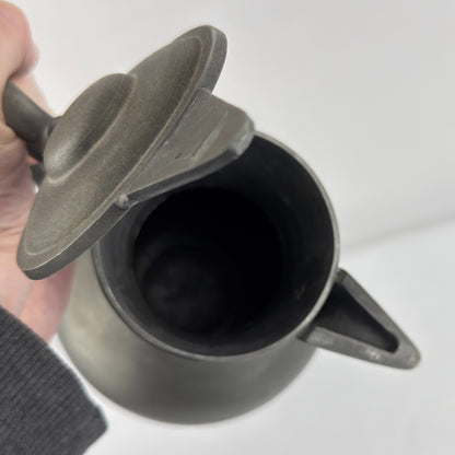 Heavy Pewter Lidded Jug