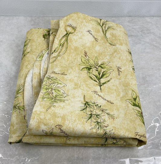Table cloth plastic yellowish