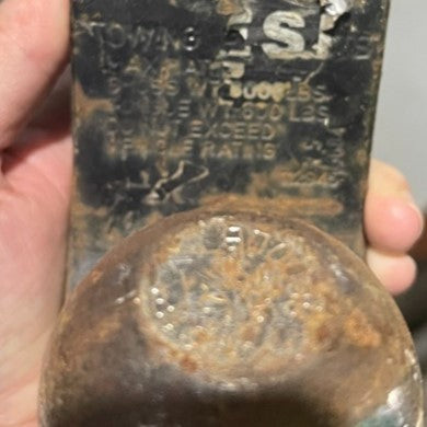 Towing ball mount with 2" ball