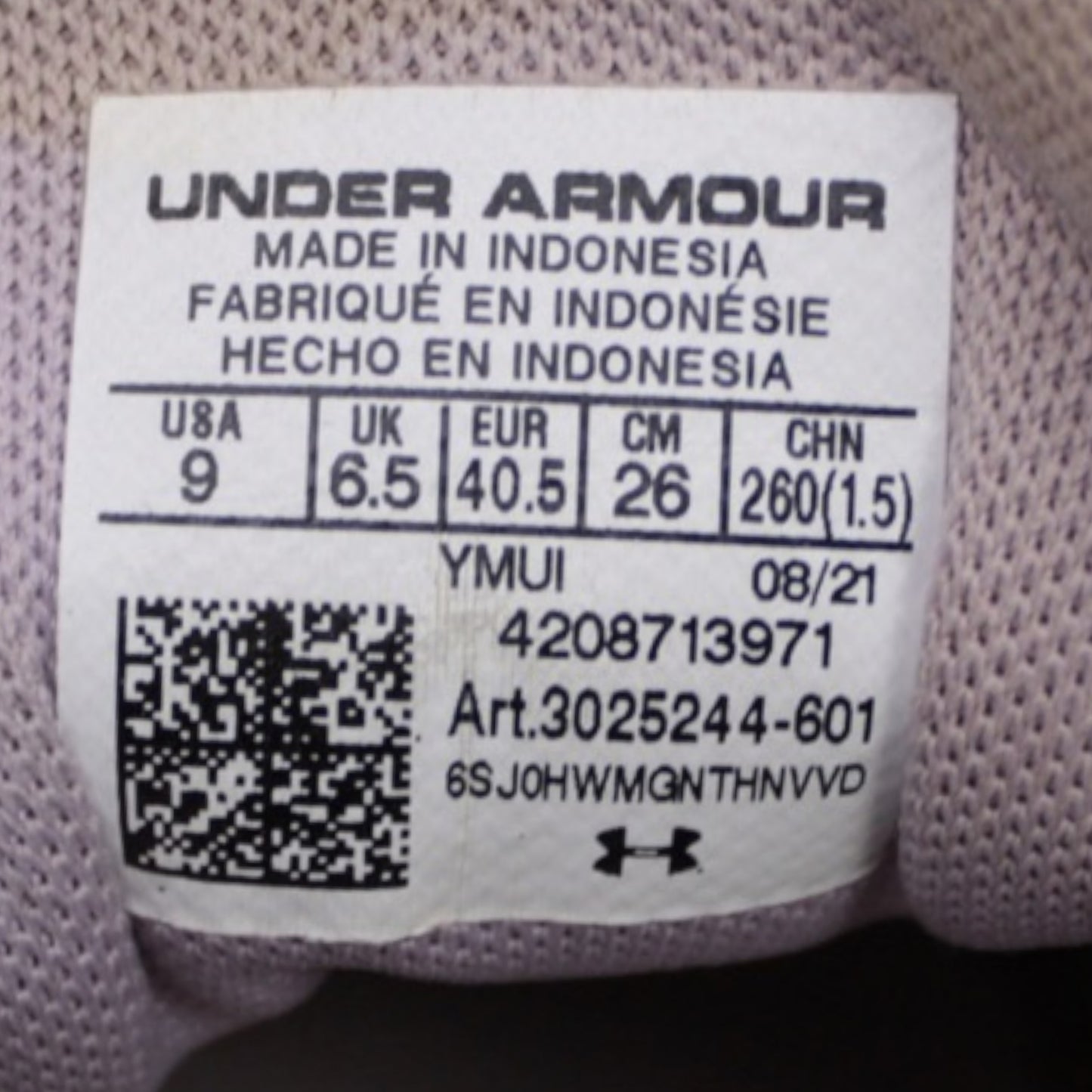 Under Armour running shoe (9)