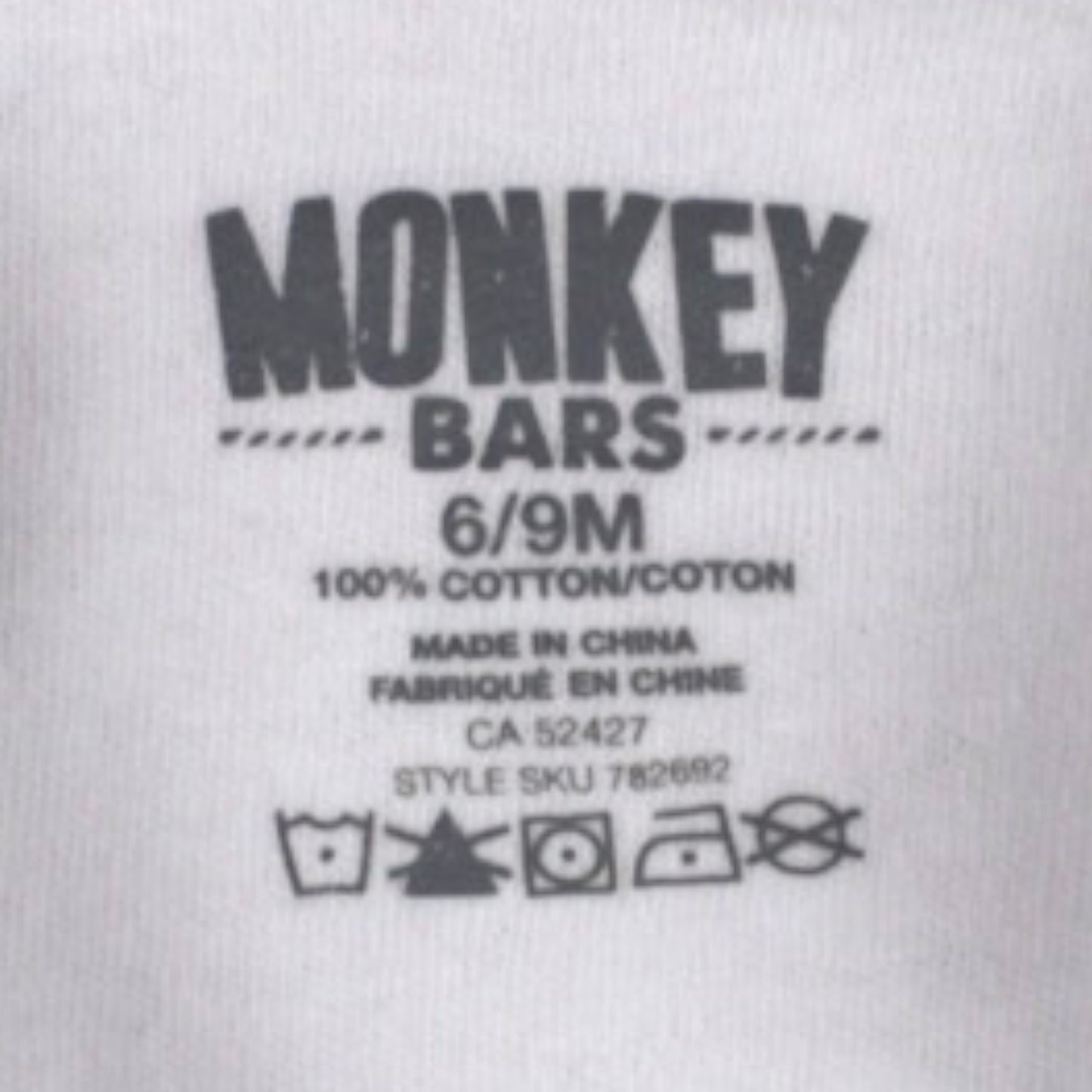 Monkey Bars onesie