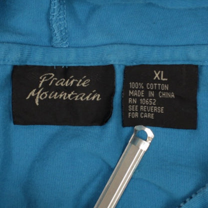 Prairie Mountain zip-up hooded cardigan