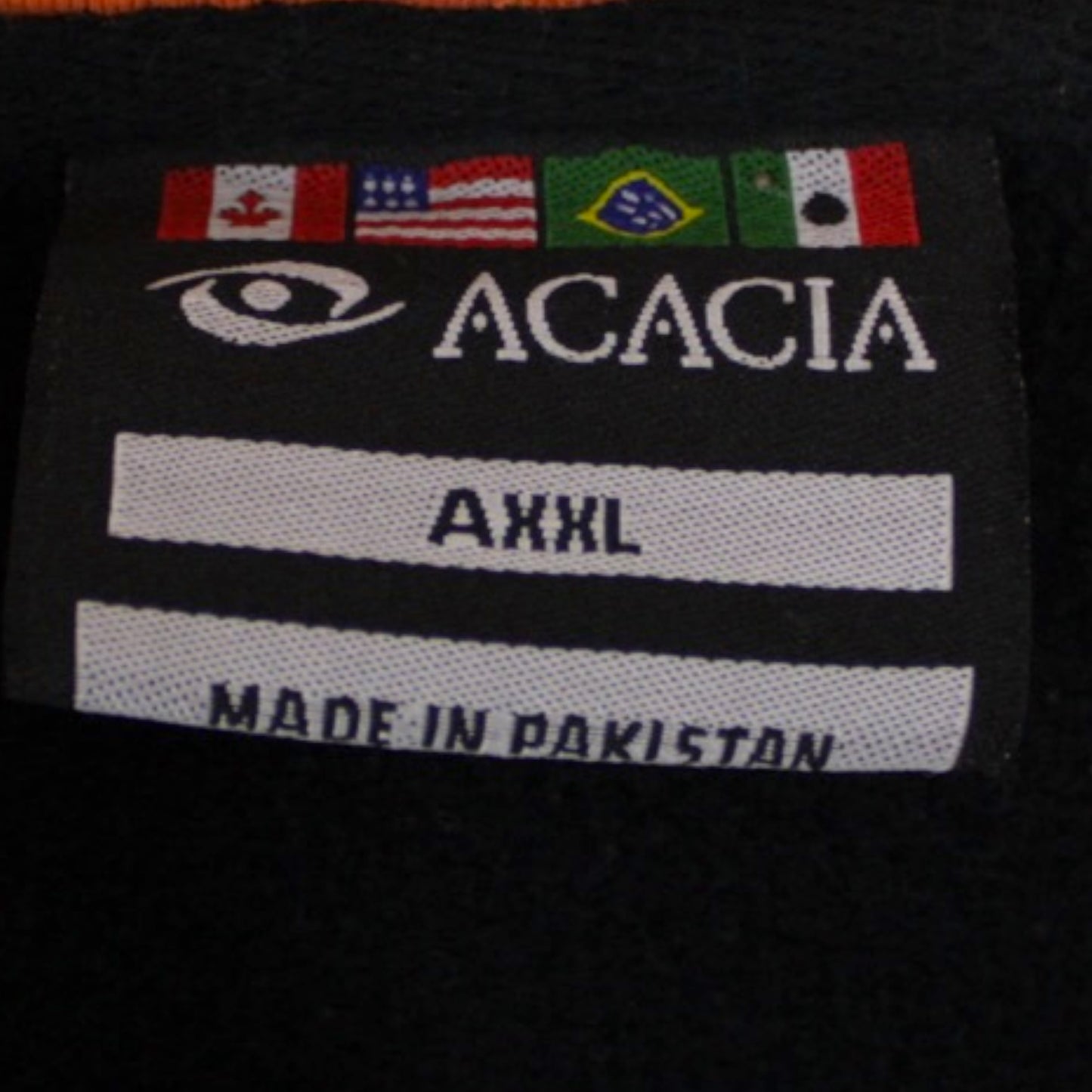 Acacia zip-up hoodie (XXL)