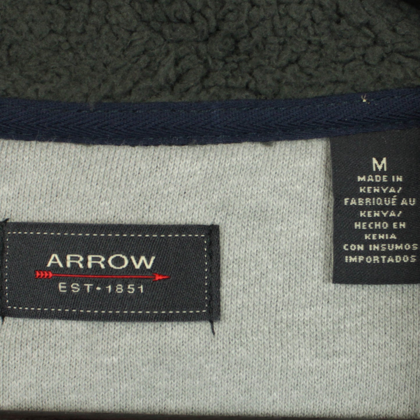 Arrow 1/4 zip fleece pullover (nwt)