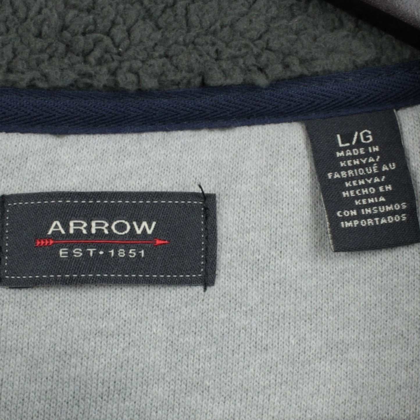 Arrow 1/4 zip fleece pullover (nwt)