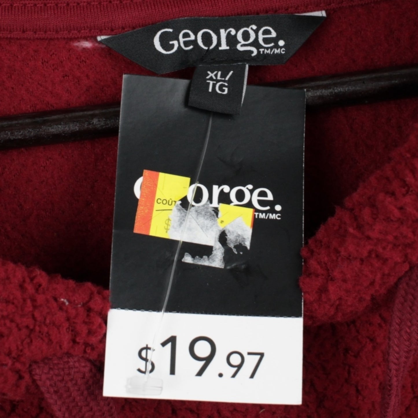 George fleece hoodie (nwt)