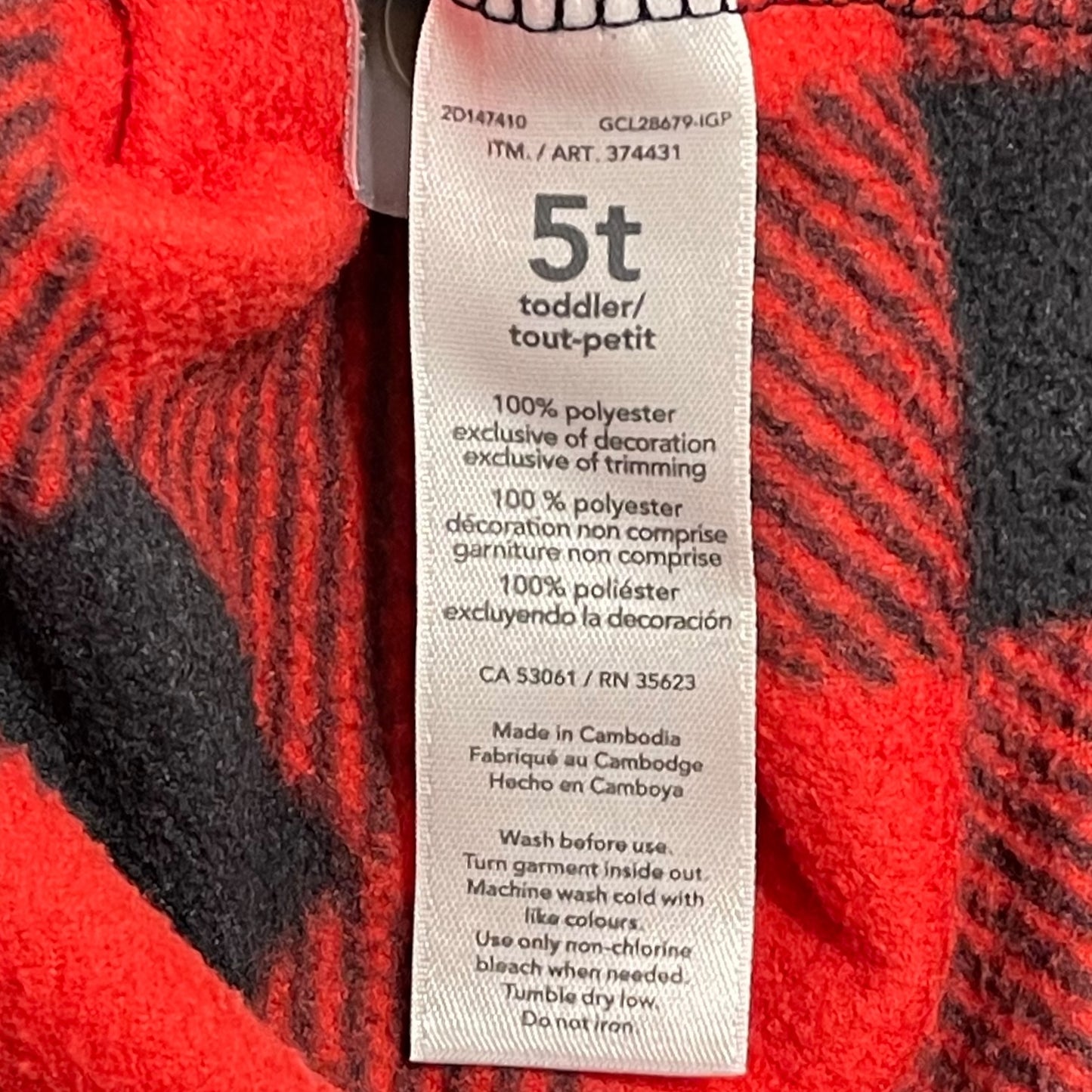 Carter's fleece pullover