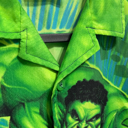 The Hulk button down shirt