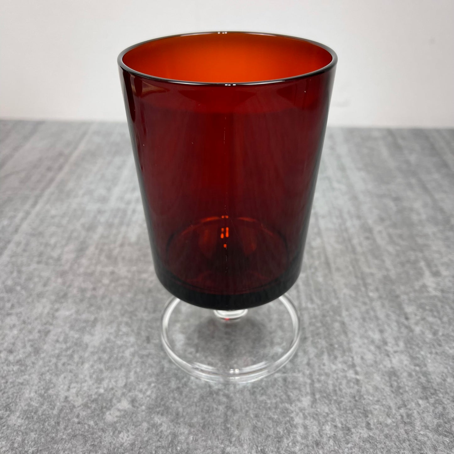 Ruby Red wine glasses