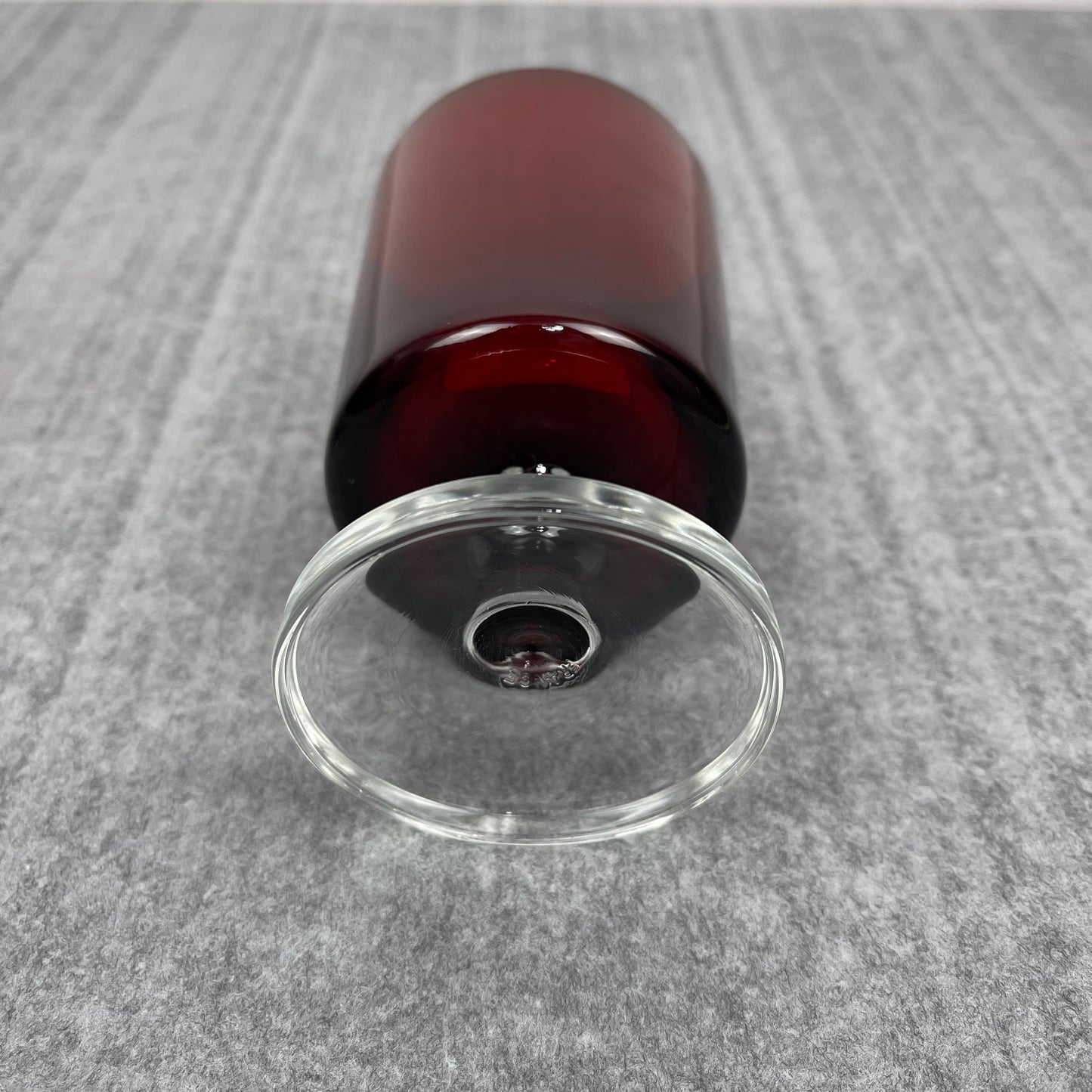 Ruby Red wine glasses (4.5")